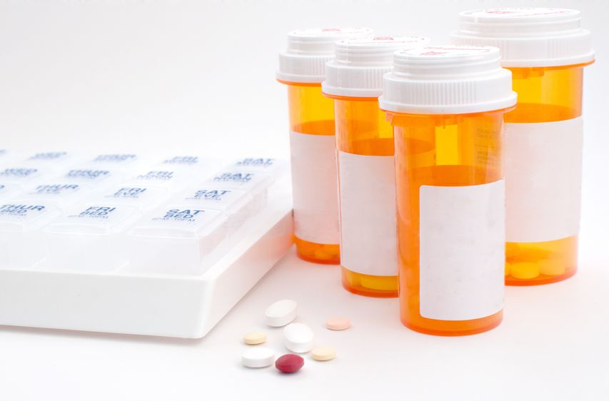 rescription medications and boxes